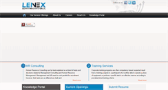 Desktop Screenshot of leinex.com