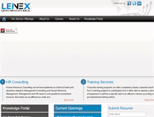 Tablet Screenshot of leinex.com